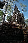 Angkor Thom - Prah Palilay temple surrounded by trees